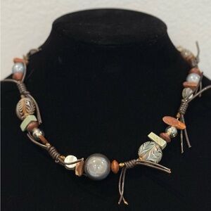 Chico's Multicolor Beaded Necklace. EUC